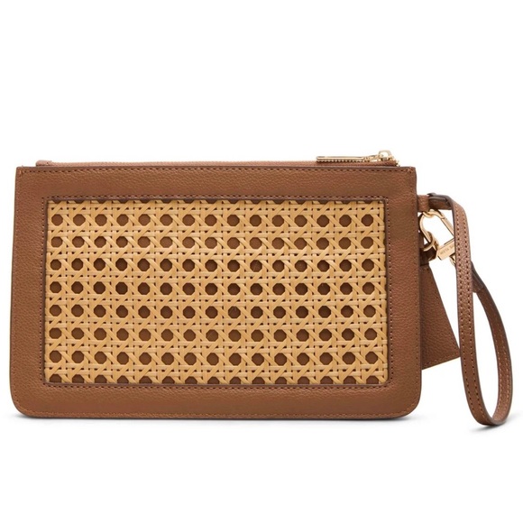 Anne Klein NWOT Brown/Tan/Chestnut Gold Clutch Wristlet Wallet Trio Set New - Picture 2 of 14